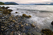 Taken on a cloudy June afternoon, looking South towards Douglas Island (on the far left) and the mountains of Admiralty Island.  The tide was coming in so fast the spot I was shooting from was covered by water in less than 5 minutes.