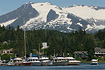 One of my favorite views in Juneau, taken while coming back into Auke Bay and looking northeast towards the Coast Mountains and the Juneau Icefield.  Taken on 7/15/2007.
